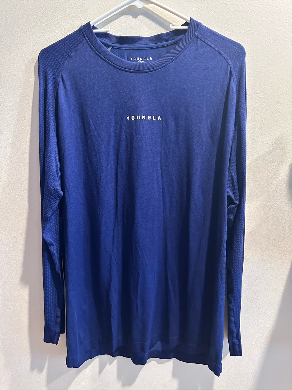 YoungLA Long Sleeve Performance Tee - Royal Blue
